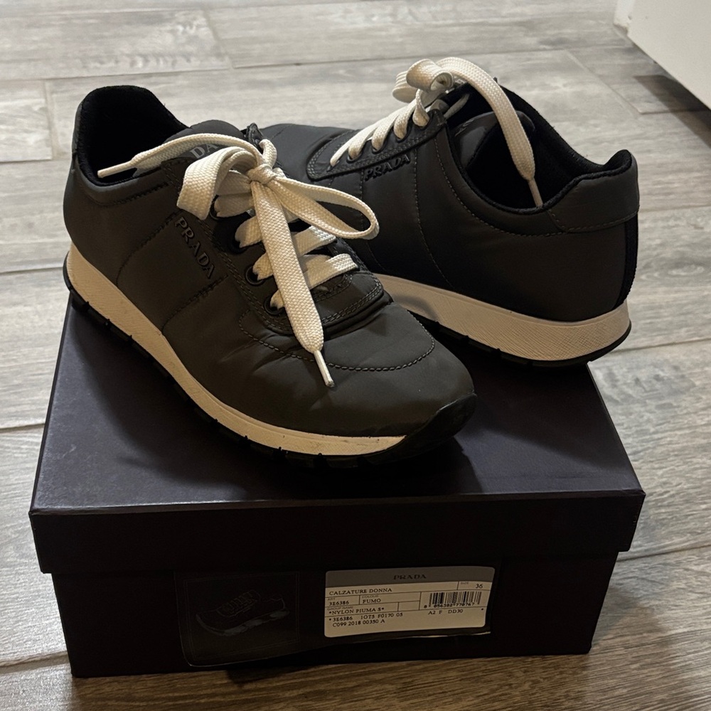 Prada Nylon PiumaWomens Sneakers